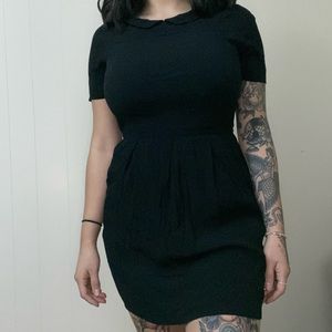 Wednesday Addams black dress Black dress with pockets Fit and Flare dress M